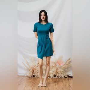 Eclipse Teal Mini Dress - Large
